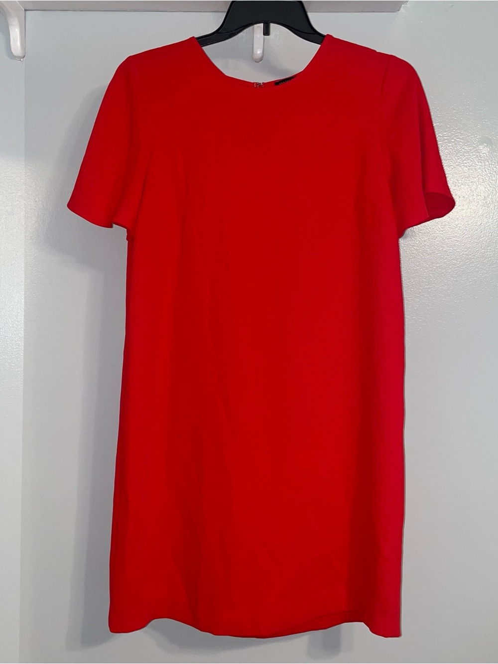 Ann Taylor Red T-Shirt Shift Dress size 10